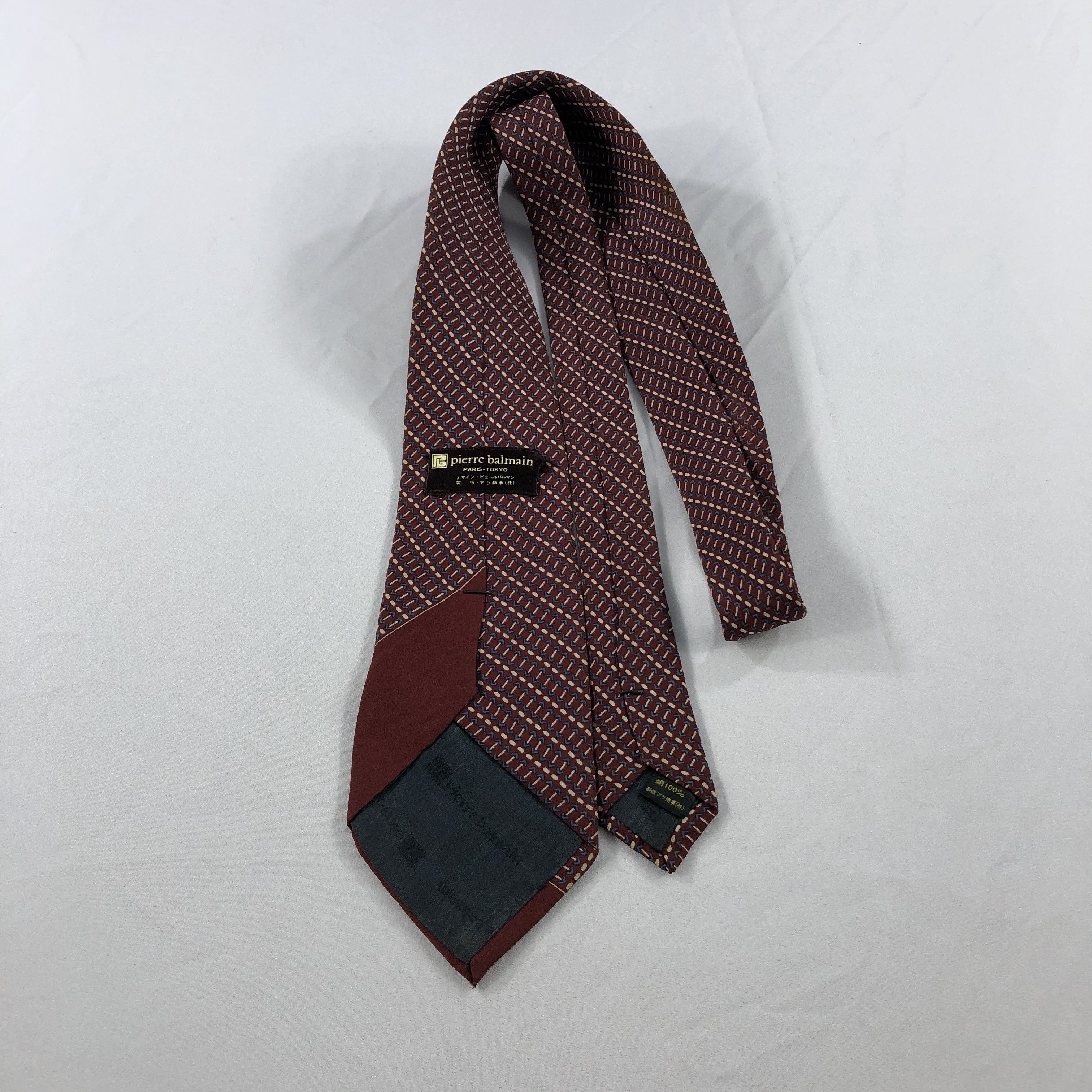Pierre Balmain × Vintage Pierre Balmain Silk Neck Ties T94 Size ONE SIZE - 3 Thumbnail