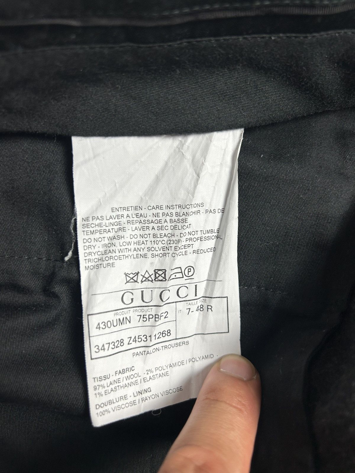 Gucci Gucci Belted Wool Trousers Size US 32 / EU 48 - 7 Thumbnail