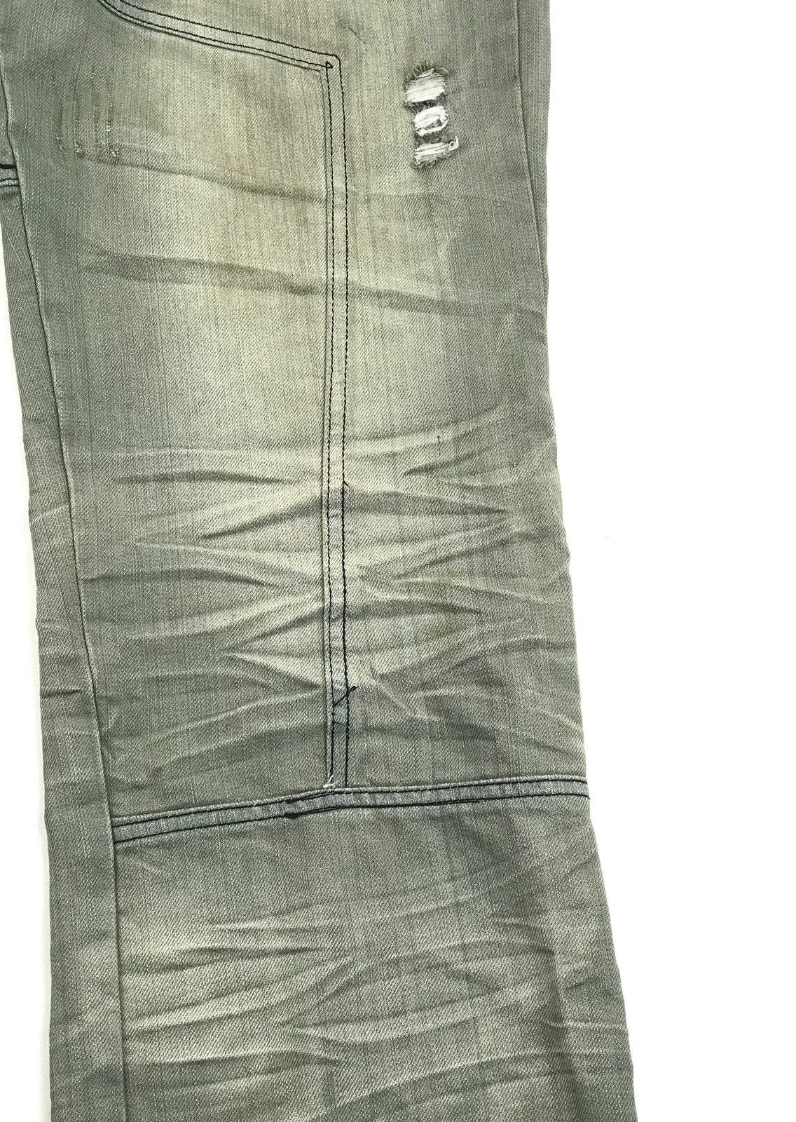 Vintage FUSAI denim embroidered 2000s jeans quality 36 dyed