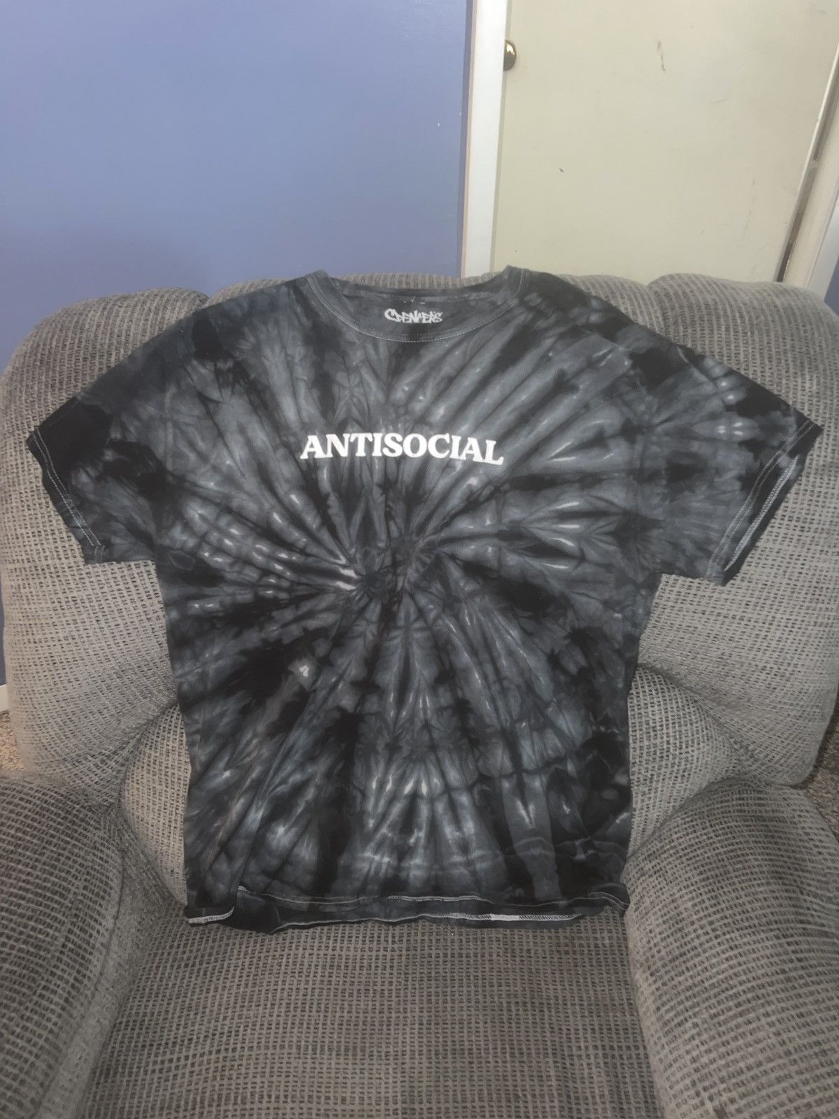 Hypebeast Spencer’s Antisocial Tie-Dye Tee Size US L / EU 52-54 / 3 - 1 Thumbnail