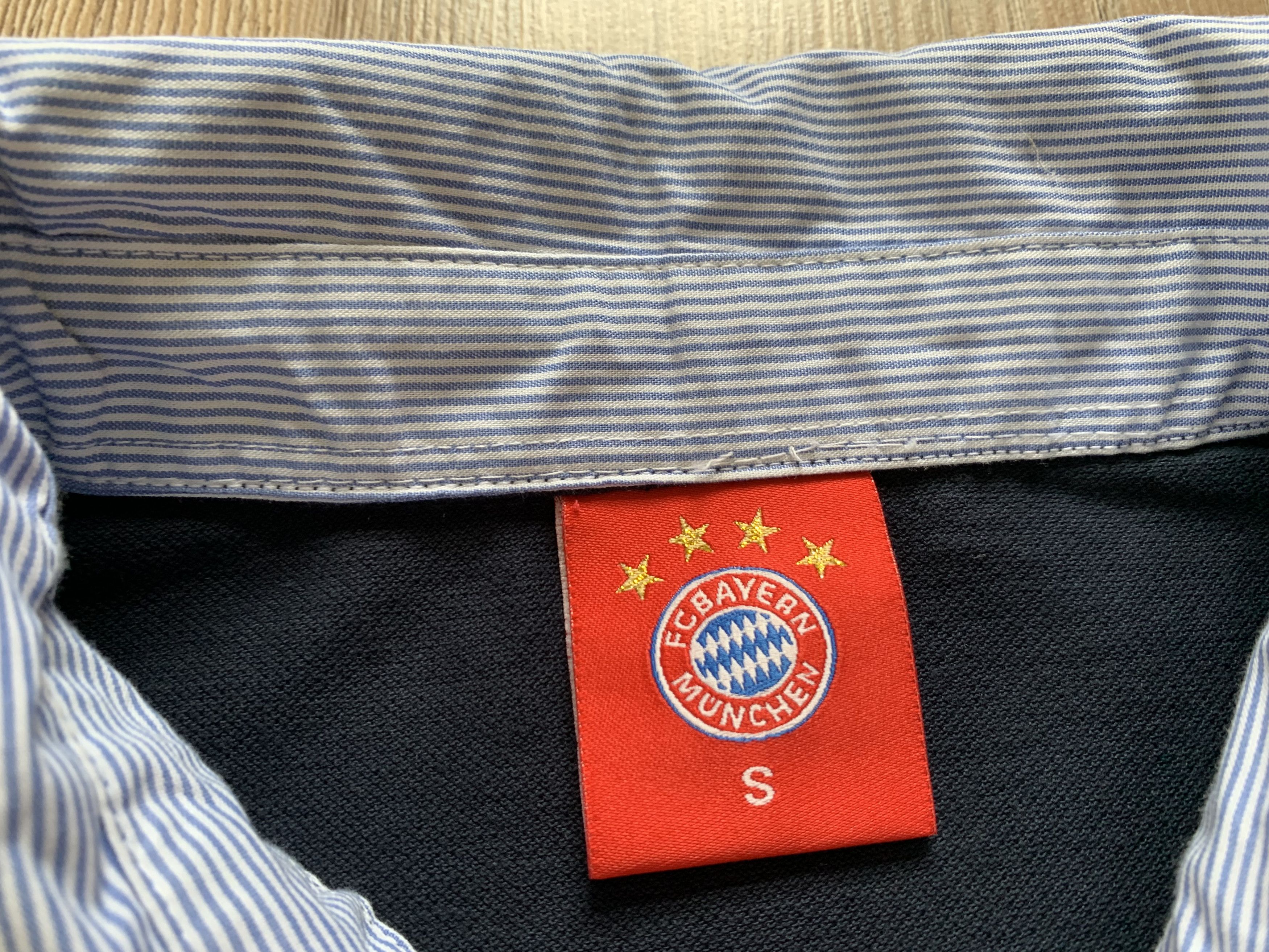 Vintage FC Bayern Munchen Cotton Polo T Shirt Size US S / EU 44-46 / 1 - 6 Thumbnail