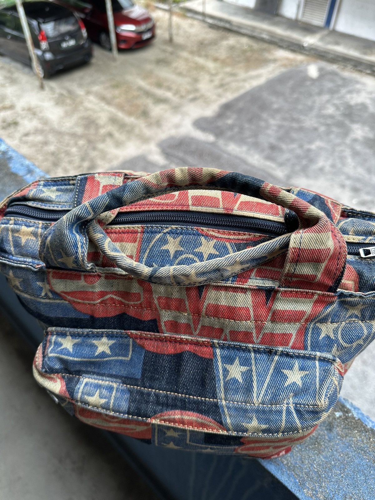 Hysteric Glamour 1990 - Hysteric Glamour Star America Denim Bag Size ONE SIZE - 3 Thumbnail