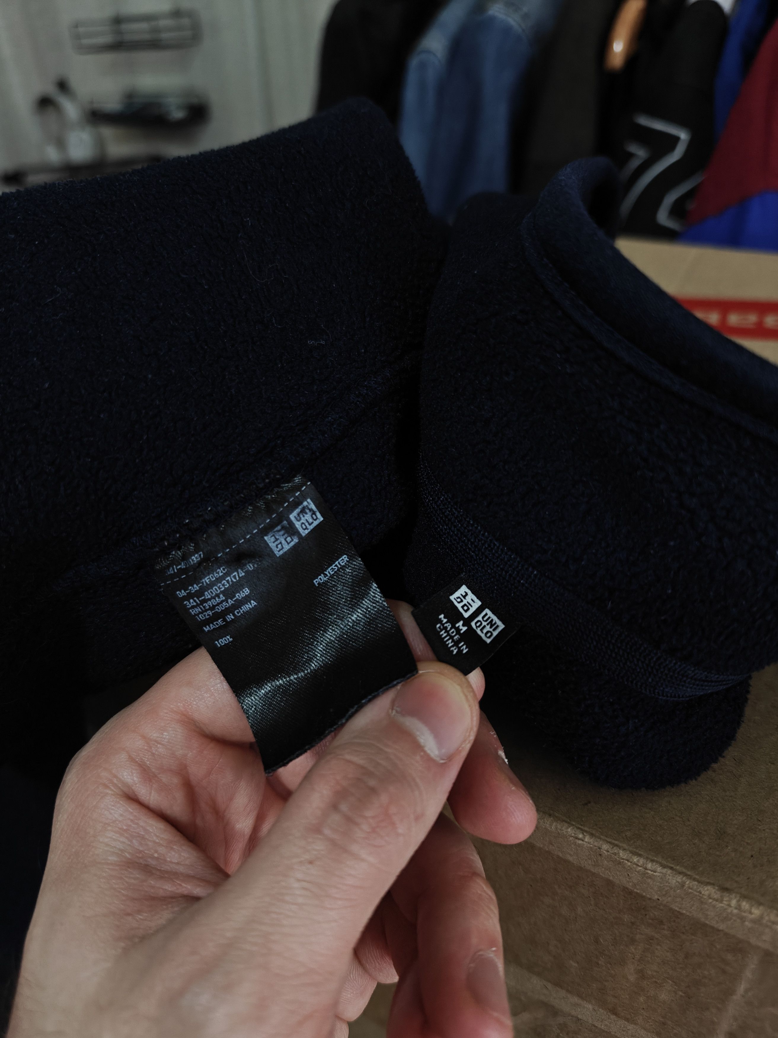 Uniqlo Uniqlo Fleece Jacket Zip Blue size M Size US M / EU 48-50 / 2 - 8 Thumbnail
