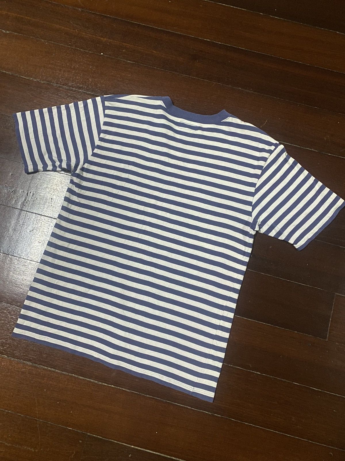 agnes b. Vintage Agnes B Homme Paris Casual Classics Striped Tee Size US M / EU 48-50 / 2 - 9 Thumbnail
