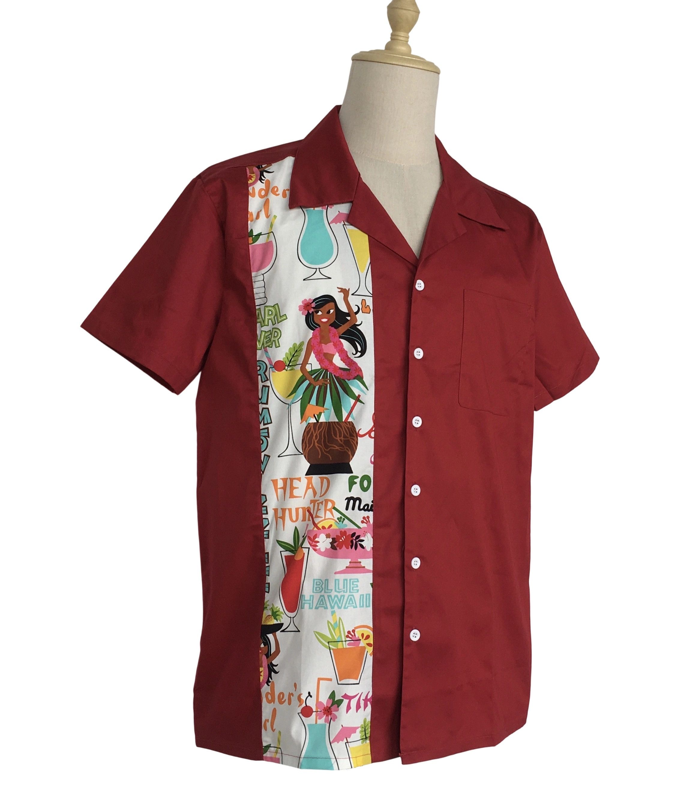 Other Hawaiian Summer Shirt Casual Style Hula Girl Pattern Size US XL / EU 56 / 4 - 2 Thumbnail