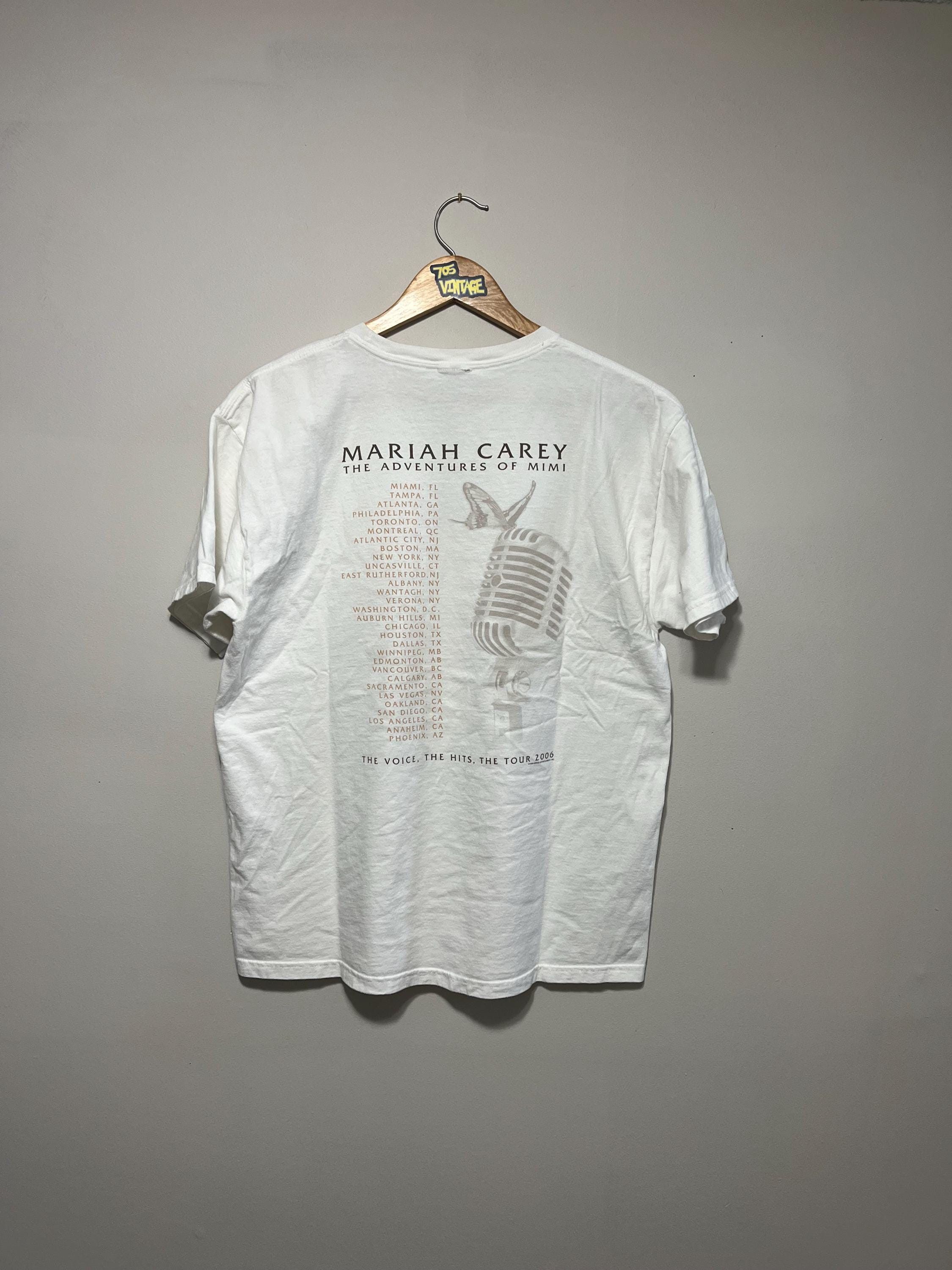 Vintage Vintage Mariah Carey Adventure of Mimi 2006 Tour T-shirt Size US L / EU 52-54 / 3 - 4 Thumbnail