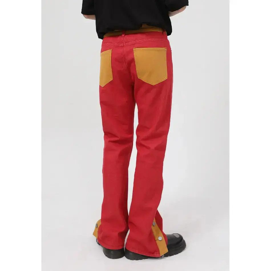 Japanese Brand Retro loose zipper micro flared jeans Size US 32 / EU 48 - 2 Thumbnail