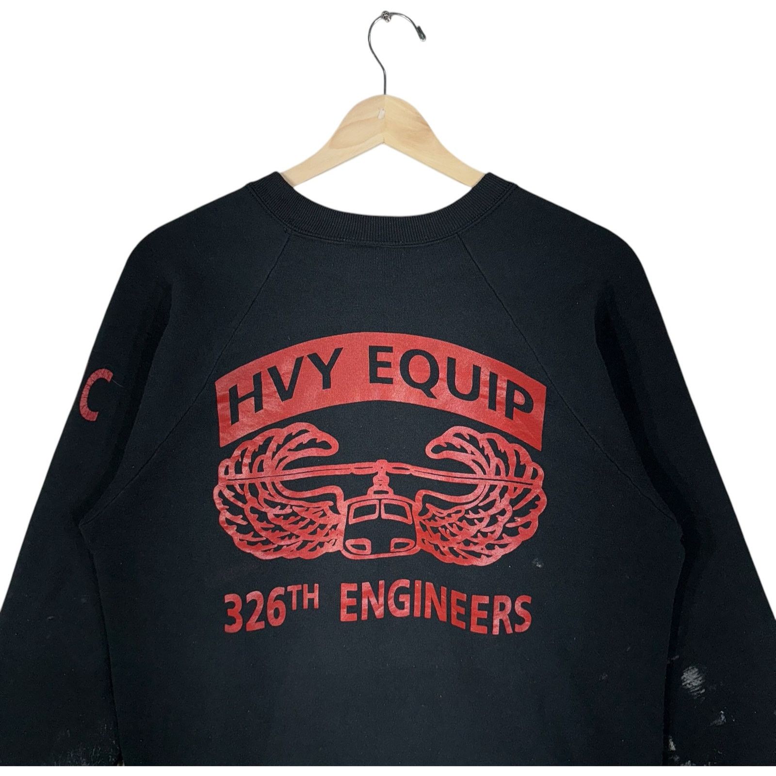 Fruit Of The Loom Vintage 101 Airborne Division Engineers Crewneck Large Size US L / EU 52-54 / 3 - 6 Thumbnail
