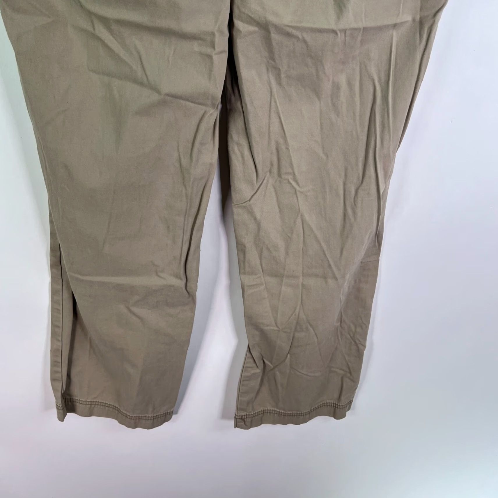 Eddie Bauer VINTAGE Eddie Bauer Chino Pants Straight Leg Woman Beige 12 Regular 36 Inseam 31" Sz 12 Twill Cotton Blend Stretch Size 34" / US 12 / IT 48 - 7 Thumbnail