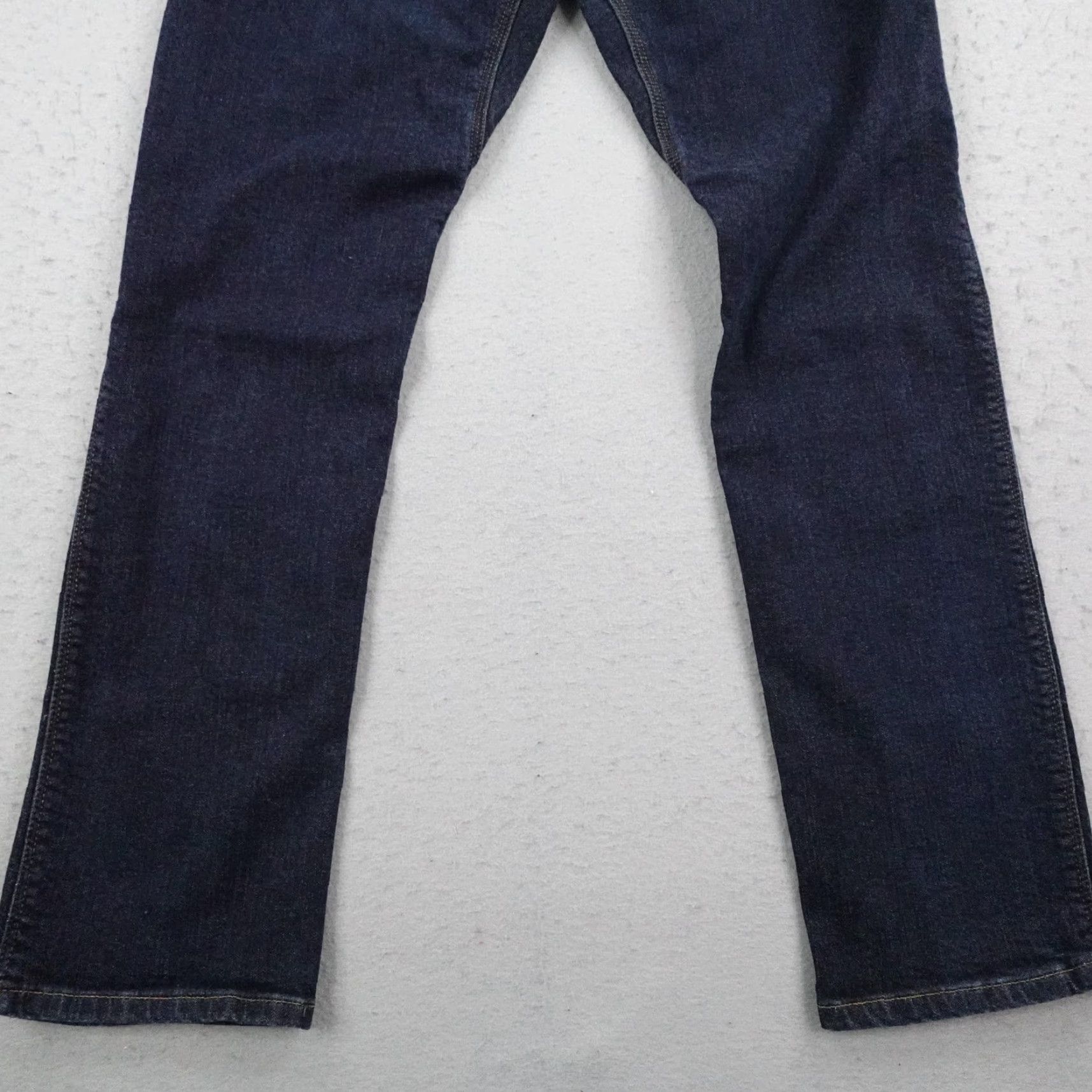 DUER DUER Jeans Mens 34x30 Blue Denim Slim Straight Stretch Dark Wash 5 Pocket Pants Size US 34 / EU 50 - 6 Thumbnail