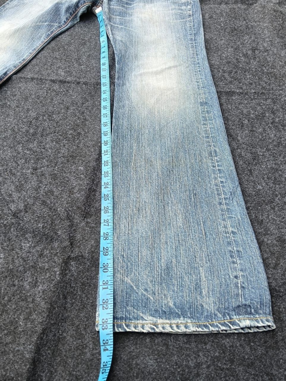 Edwin EDWIN Flare 511 – Vintage Washed Look (31) Size US 34 / EU 50 - 9 Thumbnail