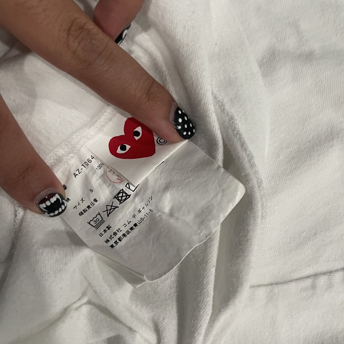 Comme des Garcons PLAY CDG Play Black Heart T Shirt Size US S / EU 44-46 / 1 - 7 Thumbnail