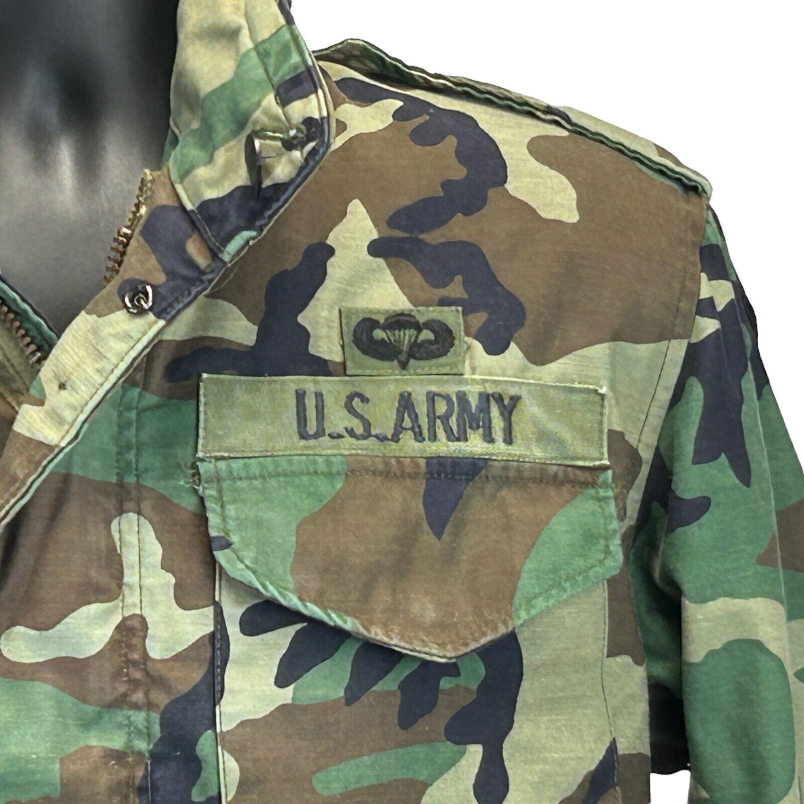 Vintage Vintage US Army Paratrooper Hooded Field Coat S Small Short Size US S / EU 44-46 / 1 - 9 Thumbnail