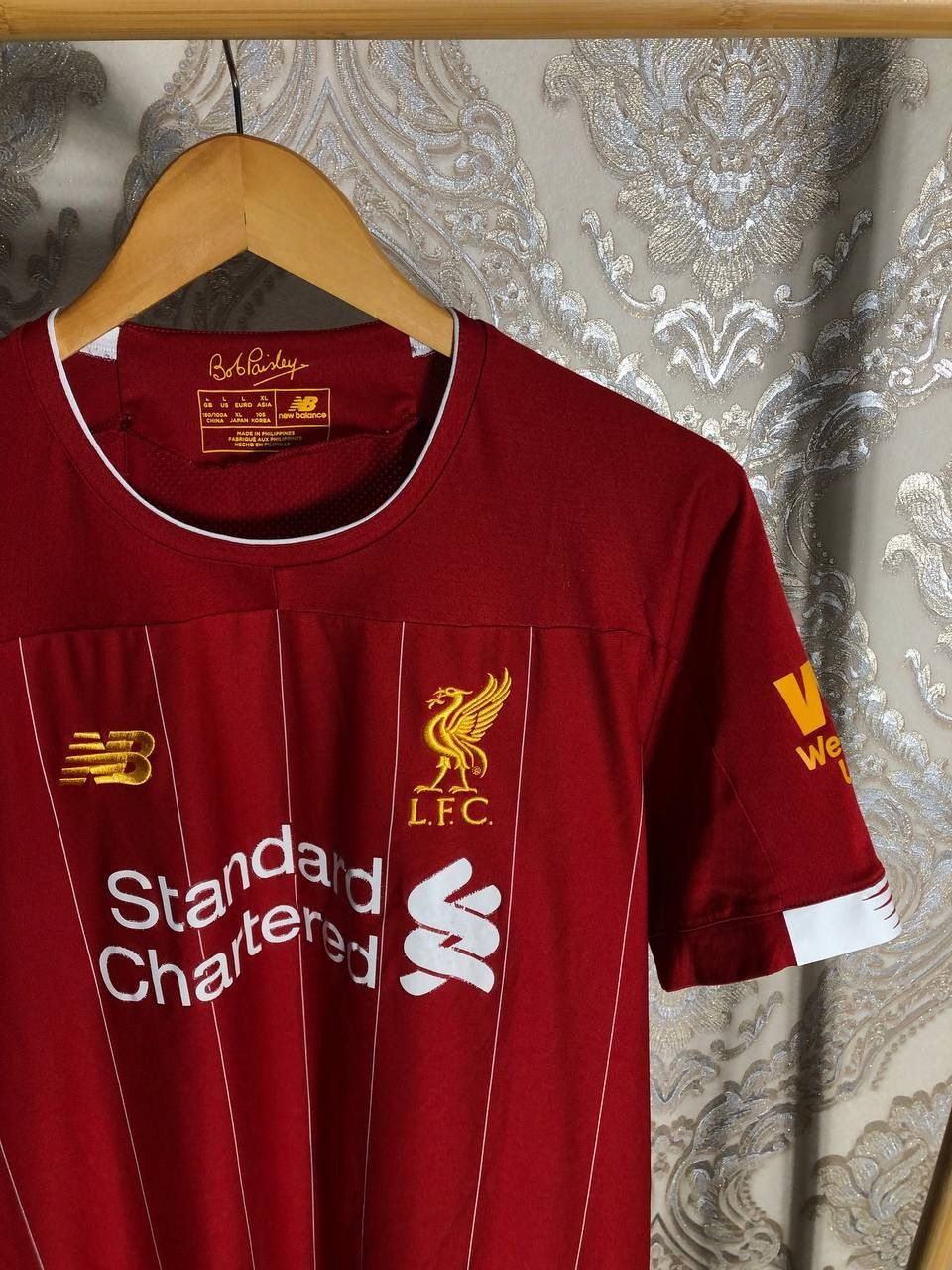 New Balance VINTAGE NEW BALANCE FC LIVERPOOL ENGLAND SOCCER JERSEY RETRO Size US L / EU 52-54 / 3 - 2 Thumbnail