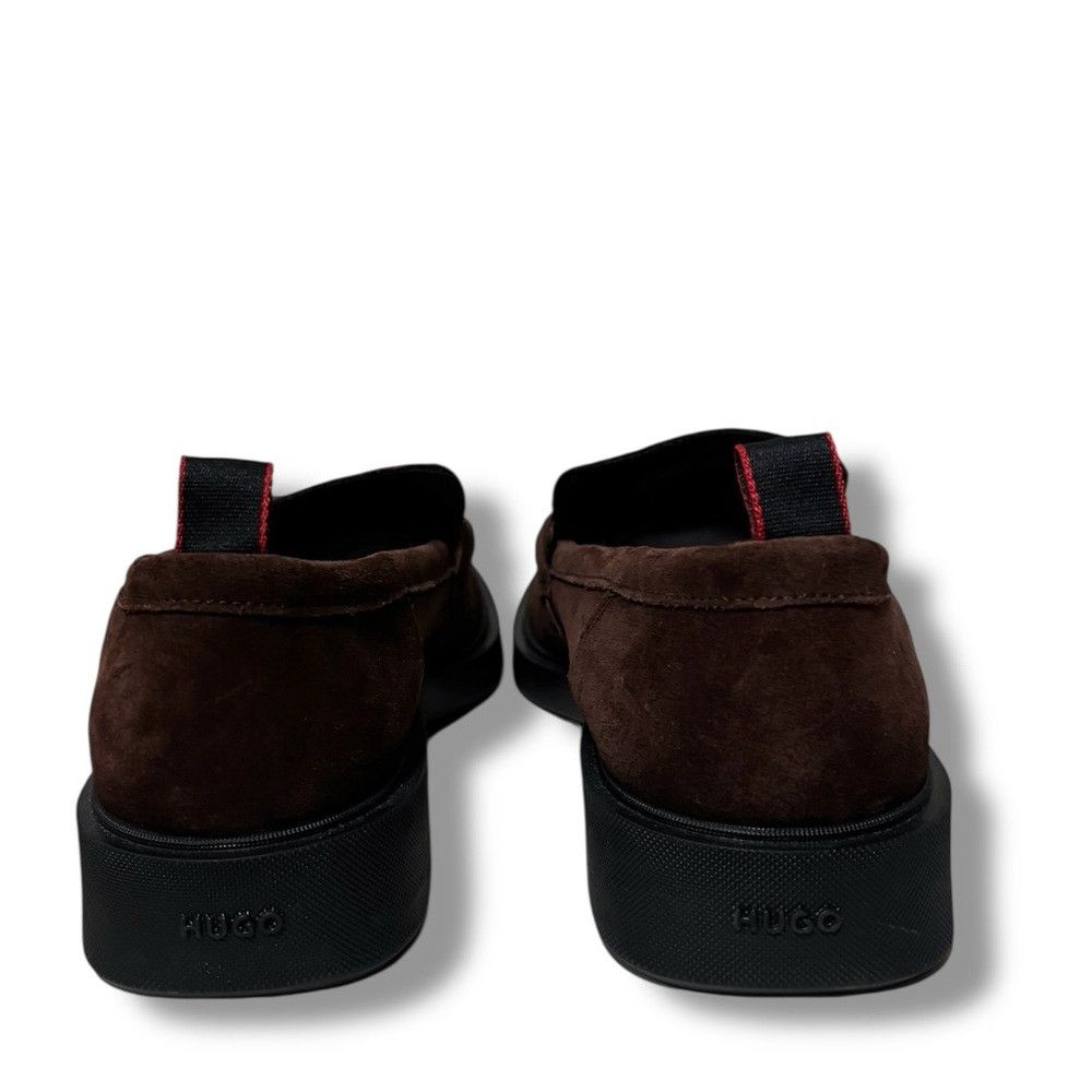 Hugo HUGO Iker Brown Suede Slip-On Tassel Square Toe Loafers Size US 8.5 / EU 41-42 - 9 Thumbnail