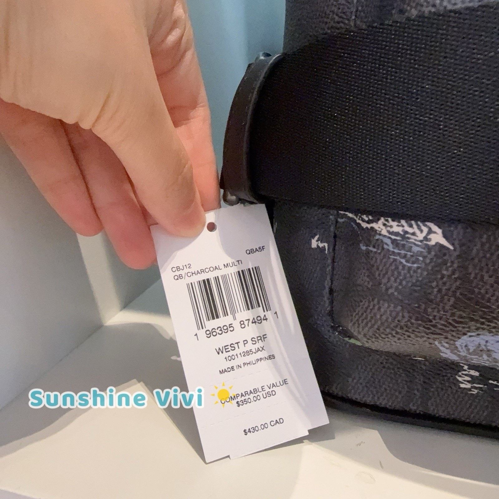 Coach NWT Coach Waistpack Signature Canvas Surf CBJ12 Charcoal Size ONE SIZE - 2 Thumbnail