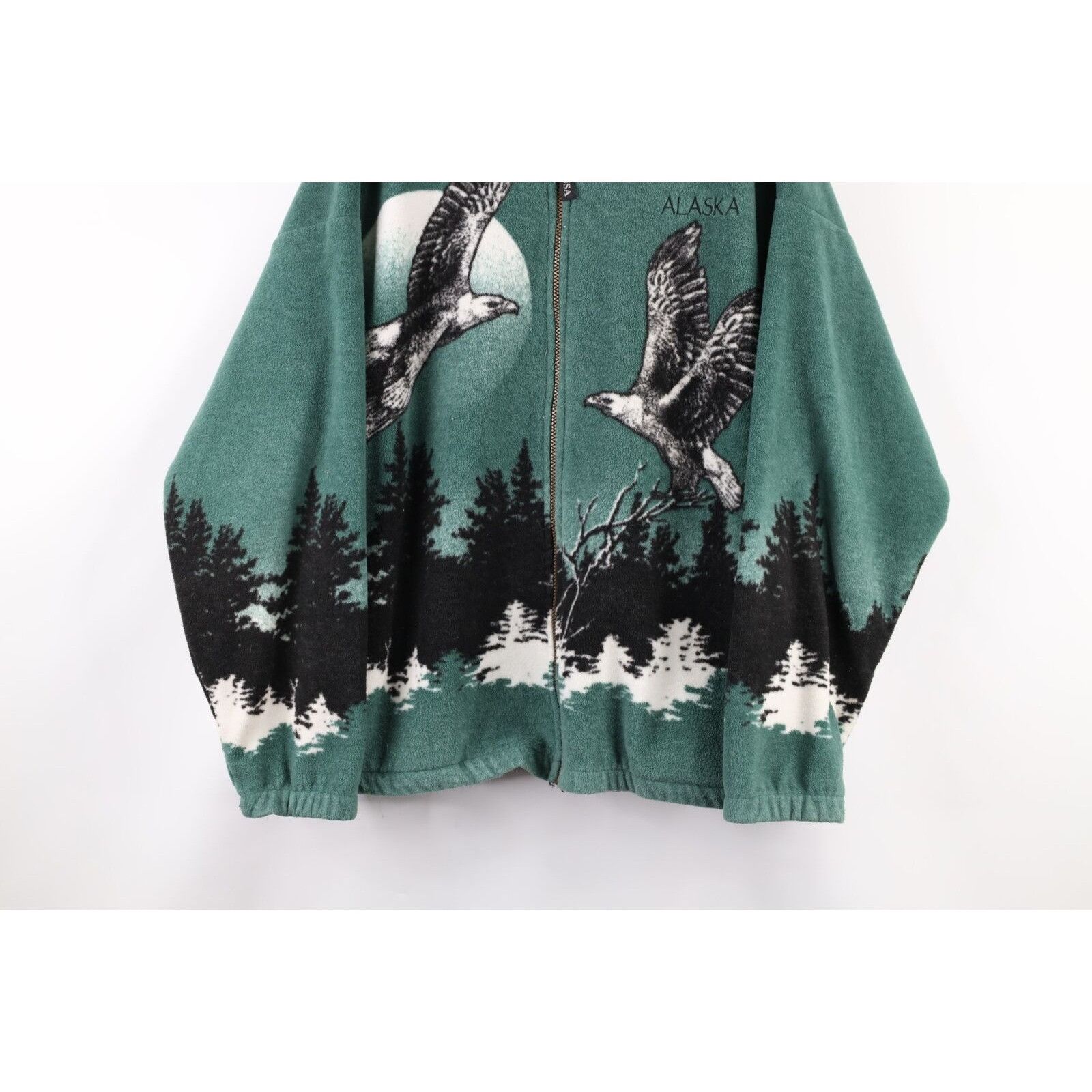 Vintage 90s Streetwear Eagle Nature All Over Print Jacket