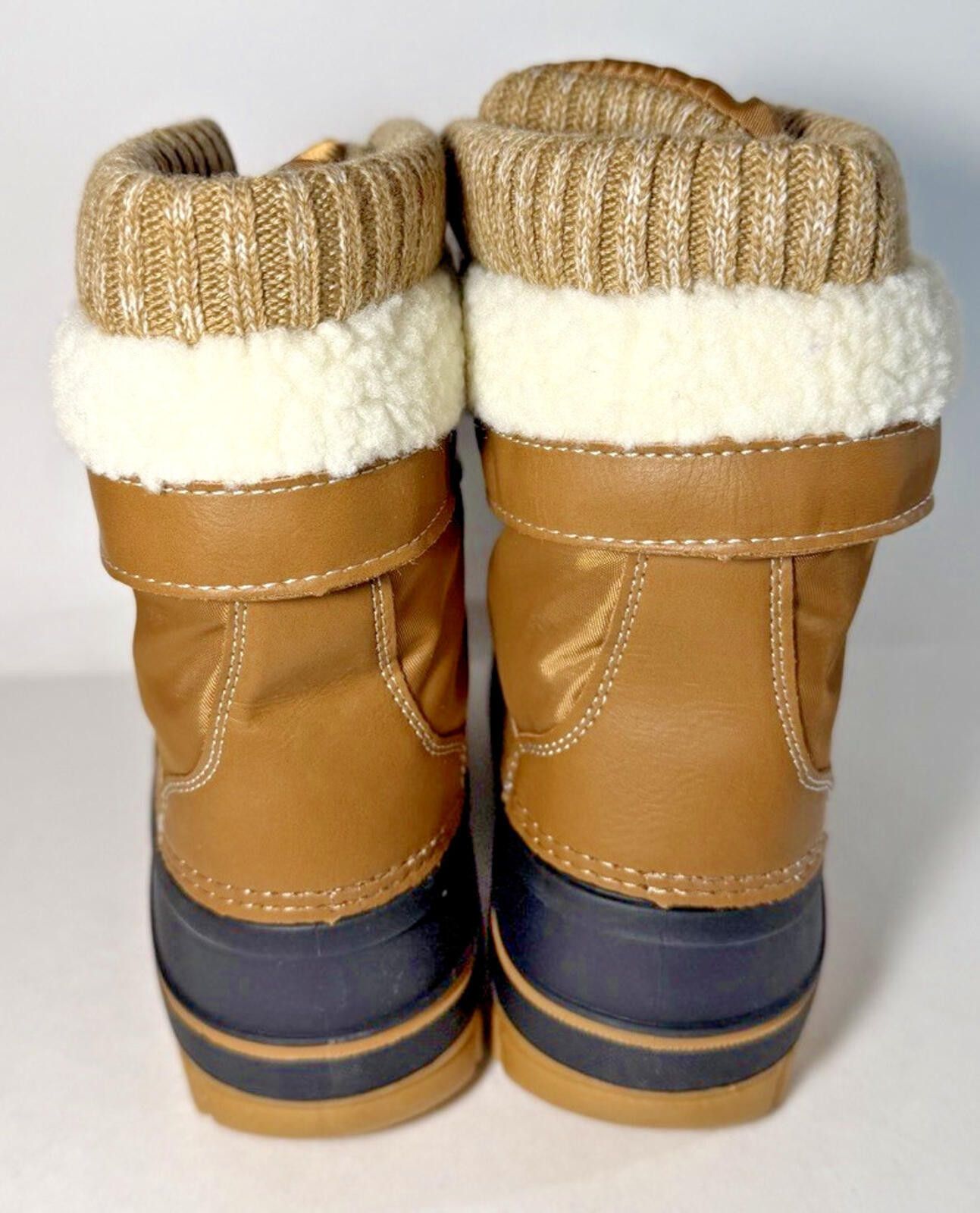 Other DREAM PAIRS Insulated Waterproof Snow Boots Tan A1BNNEET Size US 13 / EU 46 - 3 Thumbnail