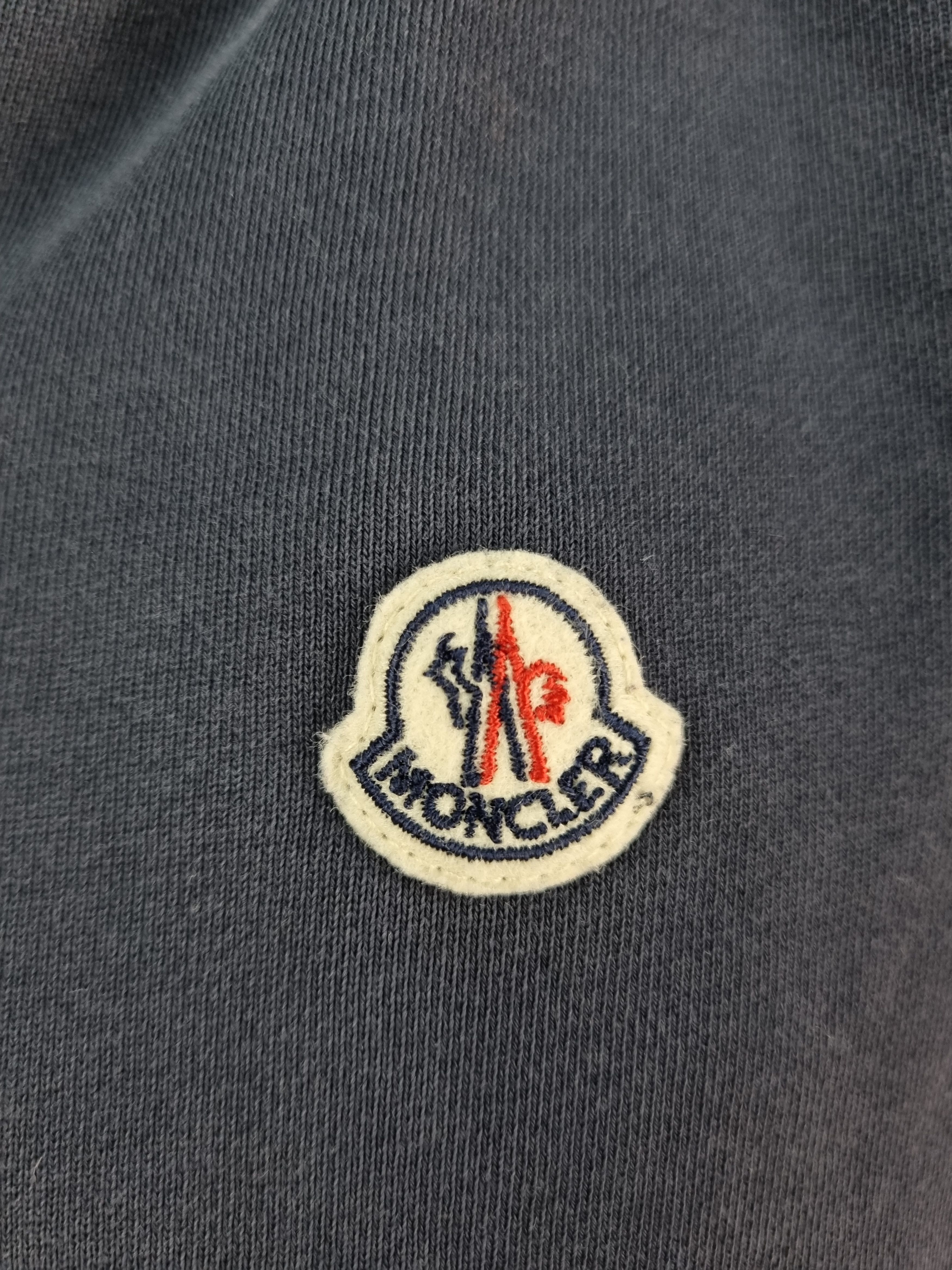 Moncler × Vintage Faded Moncler Knitted Zip Up Hoodie Size US M / EU 48-50 / 2 - 5 Thumbnail