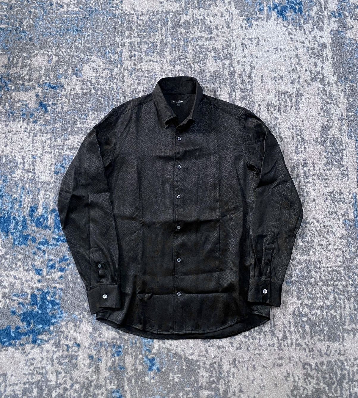 Cute Acute Snake Skin Button Down Shirt