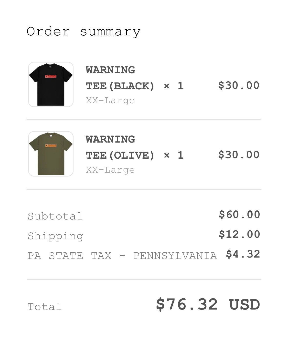 Fuck The Population FTP Warning Tee (Black) Size XXL Size US XXL / EU 58 / 5 - 4 Thumbnail
