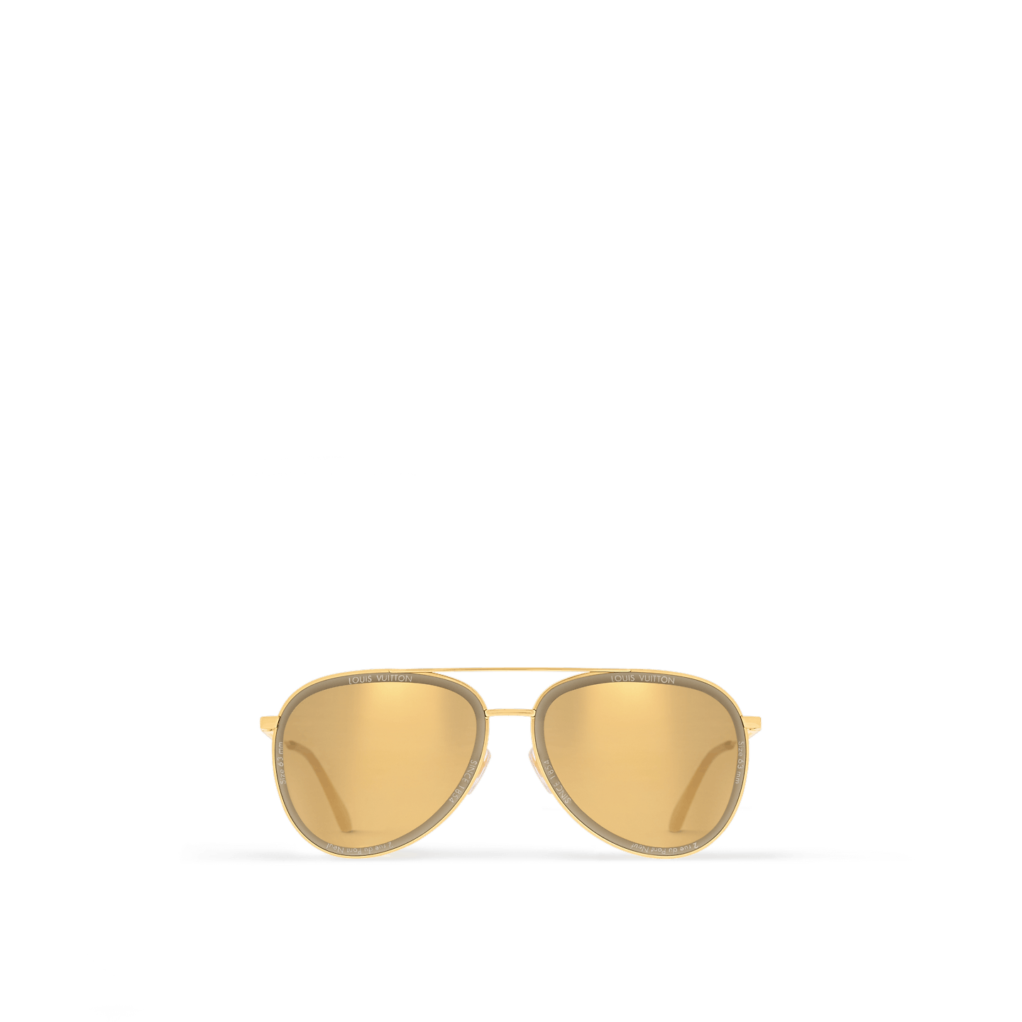 Louis Vuitton LV Super Vision Metal Pilot Sunglasses Size ONE SIZE - 1 Thumbnail