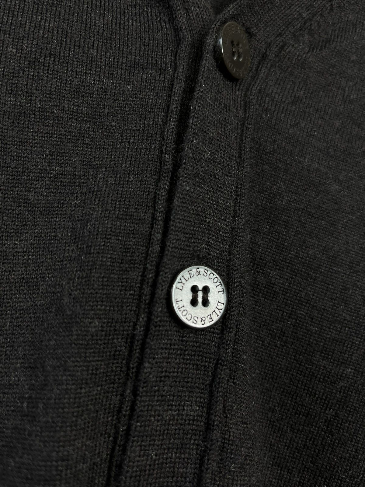 Designer × Lyle & Scott Lyle & Scott - 100% Merino Wool Cardigan Sweater Size US L / EU 52-54 / 3 - 5 Thumbnail