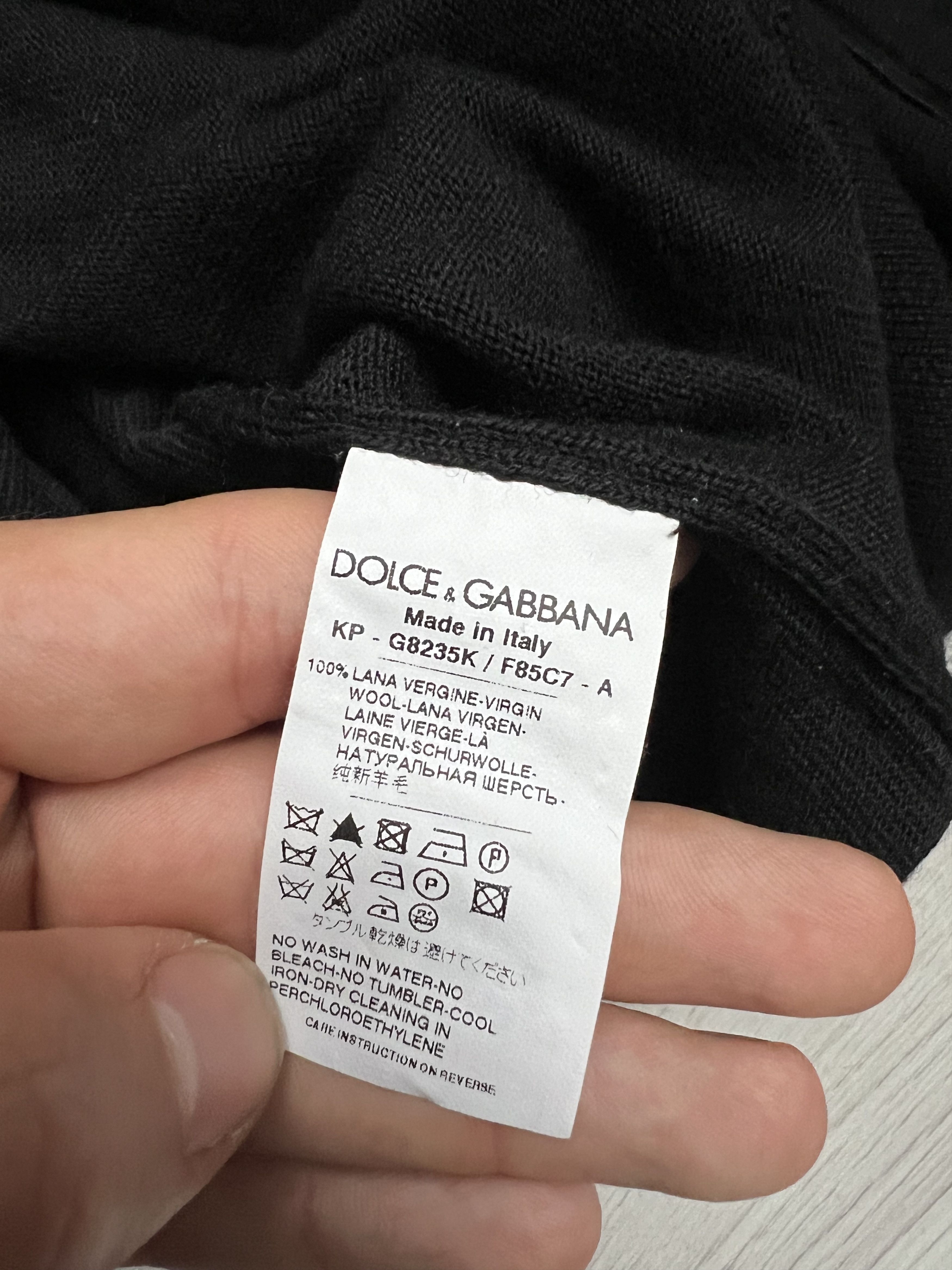 Dolce & Gabbana Dolce & Gabbana Pullover Wool Men’s Size US XL / EU 56 / 4 - 5 Thumbnail