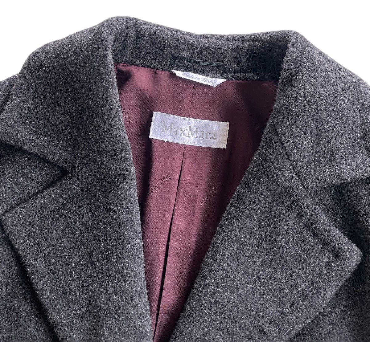Max Mara Max Mara Mohair Baggy Coat Size M / US 6-8 / IT 42-44 - 4 Thumbnail
