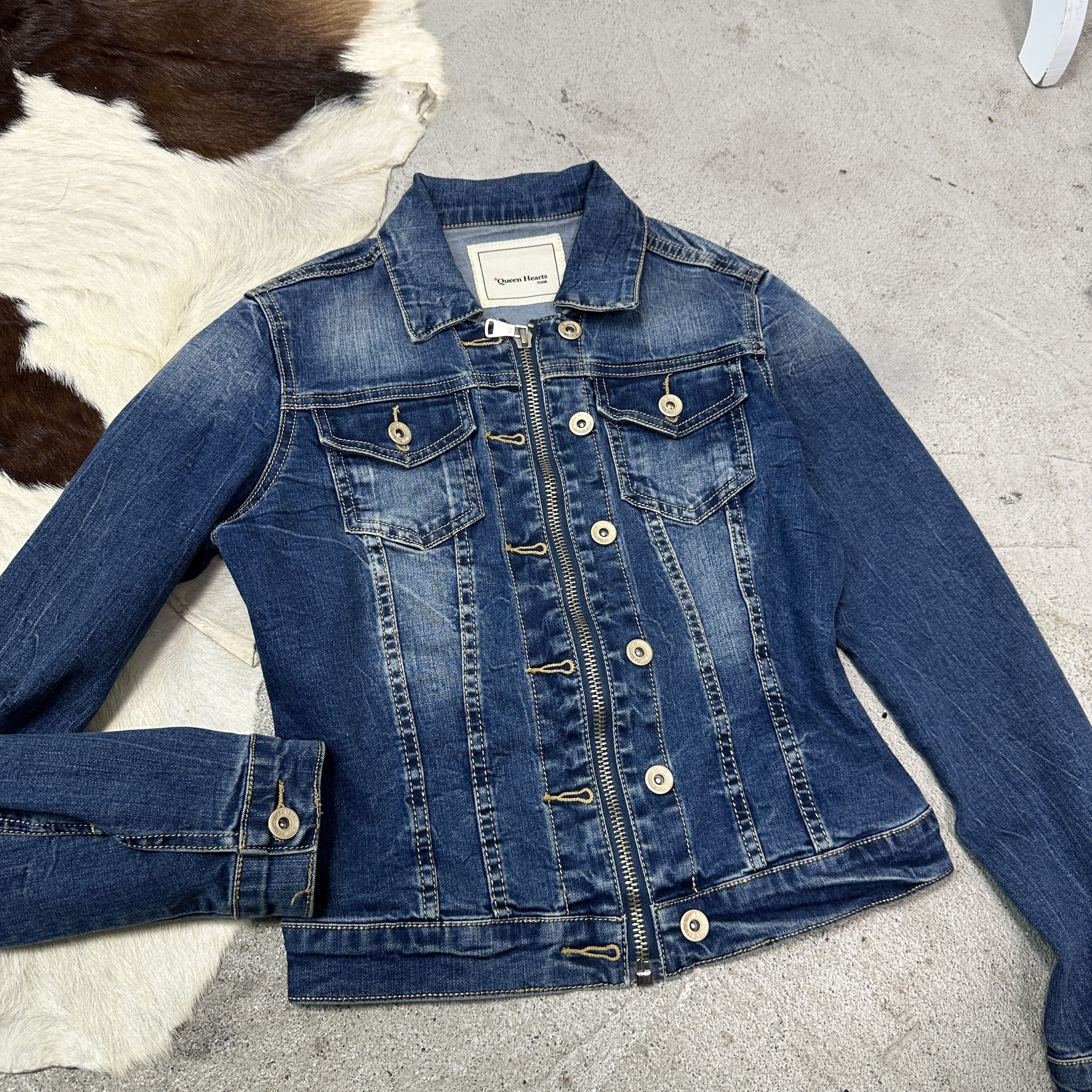 Vintage Vintage Denim Streetwear Fitted Jeans Jacket 00s Size S / US 4 / IT 40 - 3 Thumbnail