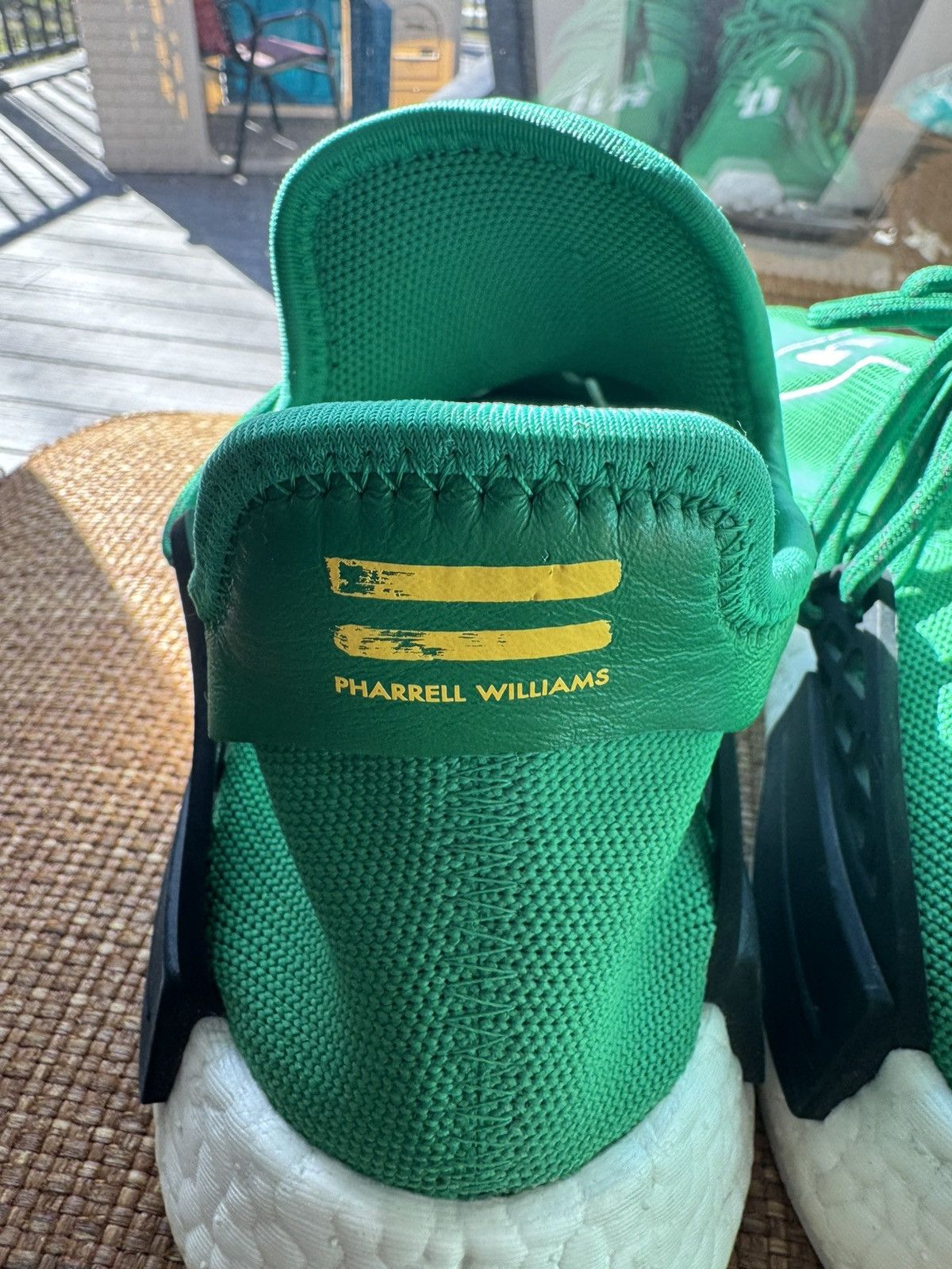 Adidas × Pharrell Pharrell x Adidas Human Race Green - Size 10 Size US 10 / EU 43 - 4 Thumbnail