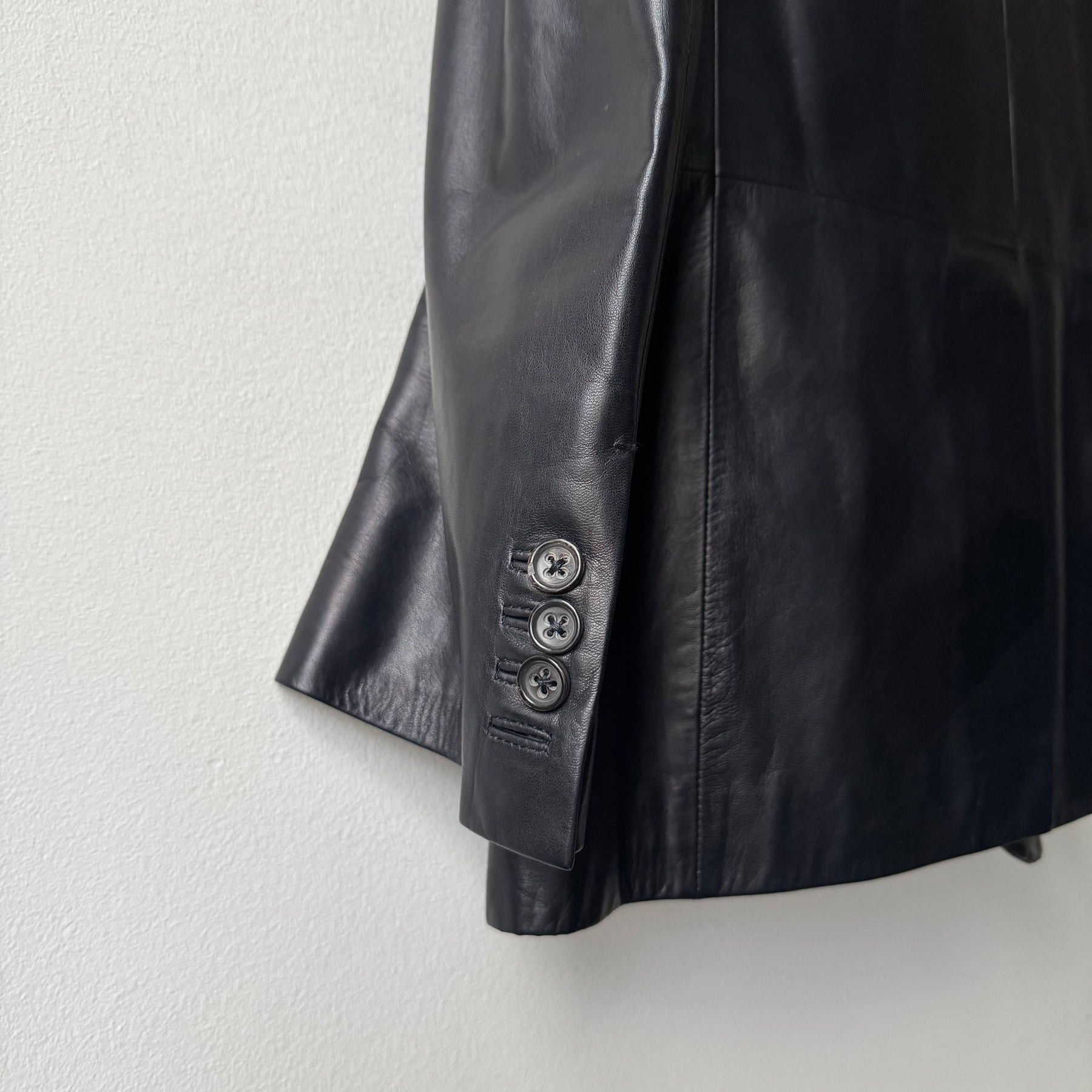 Jil Sander raf simons era lamb leather blazer jacket Size US M / EU 48-50 / 2 - 7 Thumbnail