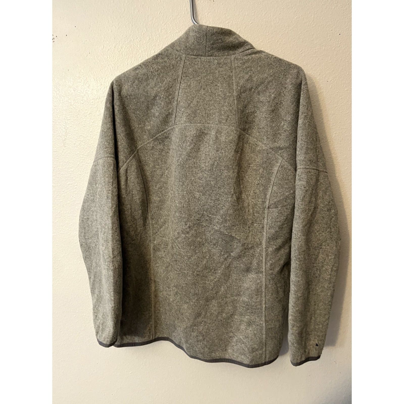 Vintage VINTAGE LL Bean Full Zip Fleece Windproof Sweater Heather Gray Women's XL Reg Jacket Size XL / US 12-14 / IT 48-50 - 2 Thumbnail