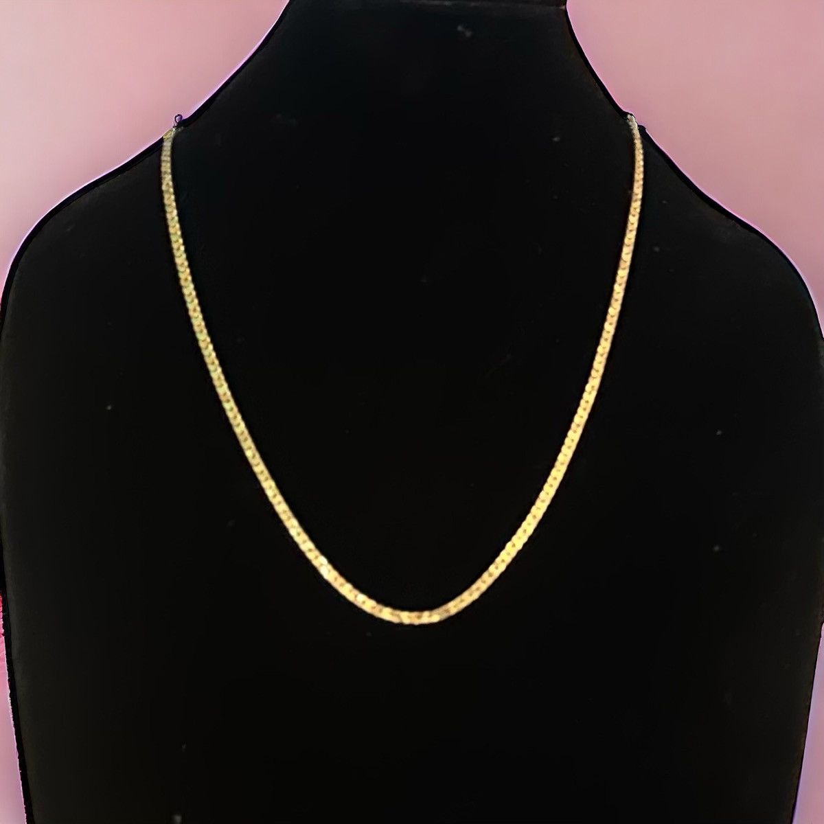 Vintage Vintage gold tone serpentine chain necklace Size ONE SIZE - 1 Thumbnail