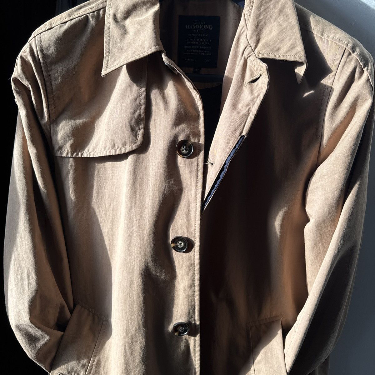 Vintage Tan long jacket Size 42R - 1 Thumbnail