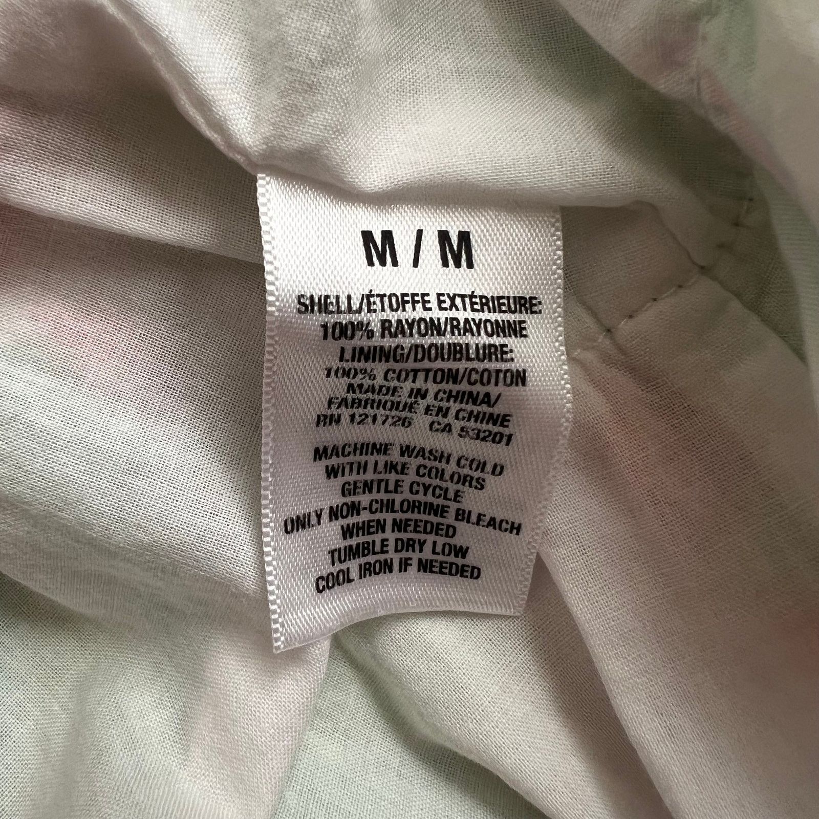 Aeropostale Aeropostle White Floral Ruffled Tiered Mini Skirt, M Size 28" / US 6 / IT 42 - 7 Thumbnail