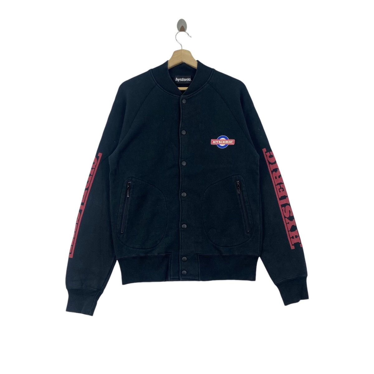 Hysteric Glamour Vintage HYSTERIC GLAMOUR Punk Brand Print Black Button Up Size US M / EU 48-50 / 2 - 1 Thumbnail