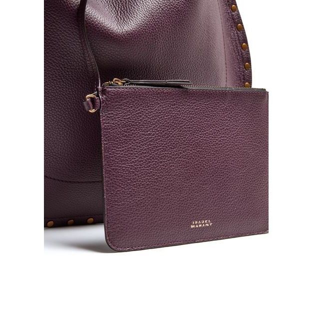 Isabel Marant Isabel Marant Oskan Hobo Sof Burgundy Red Leather Shoulder B Size ONE SIZE - 6 Thumbnail