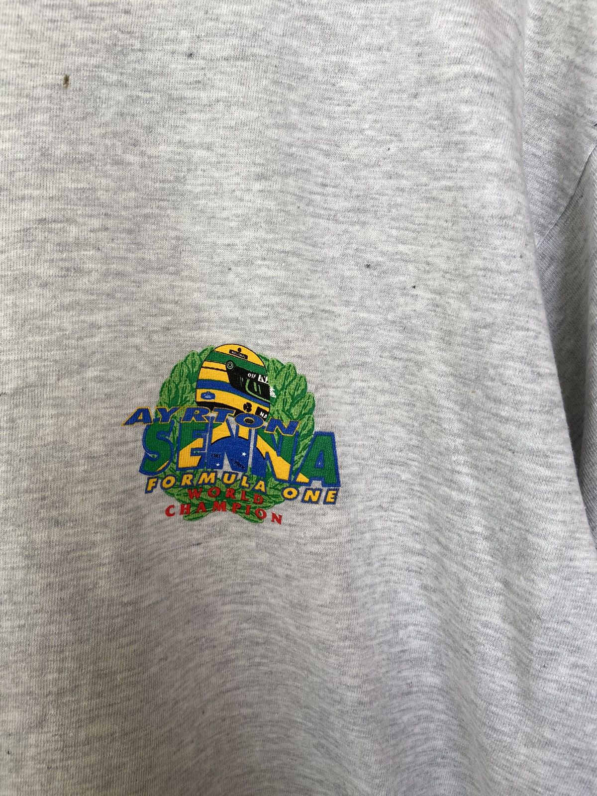 Vintage 🔥 Vintage 90s Vtg F1 Racing Brazil formula one aryton senna Size US M / EU 48-50 / 2 - 5 Thumbnail