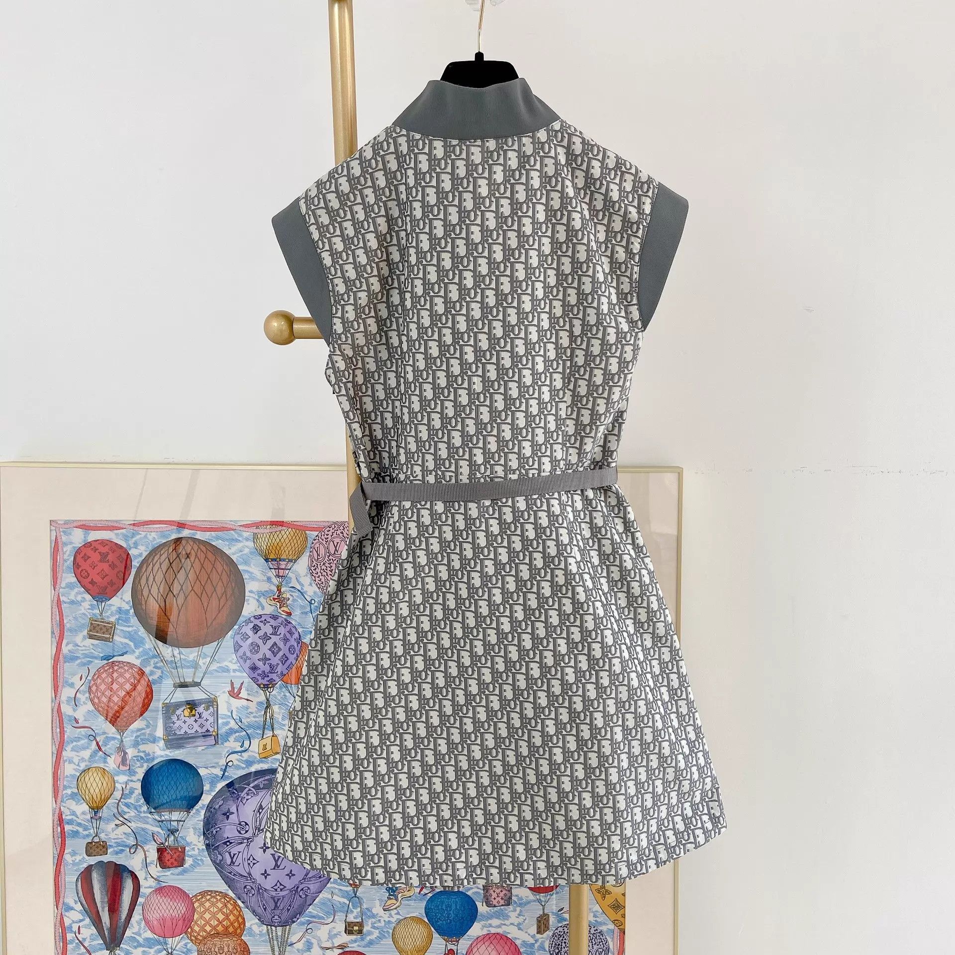 Dior Dior Oblique F34 pre-owned new dress Size XS / US 0-2 / IT 36-38 - 3 Thumbnail