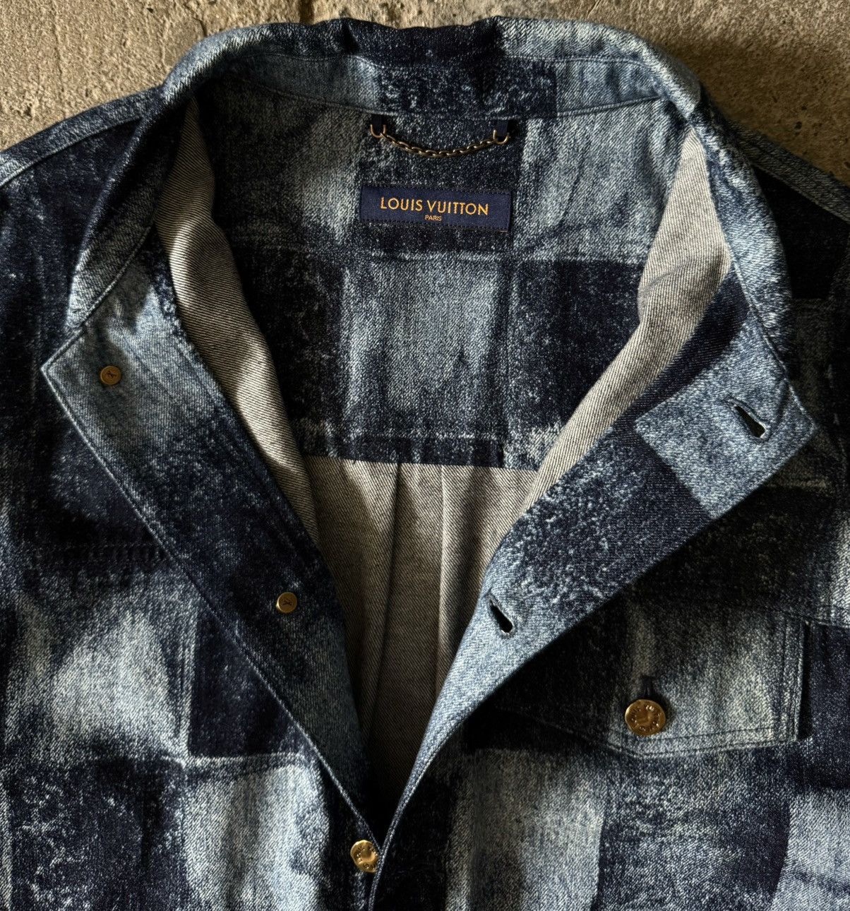 Louis Vuitton Louis Vuitton - Virgil Abloh - Pre Fall 2021 - Damier Denim Size US XL / EU 56 / 4 - 12 Thumbnail