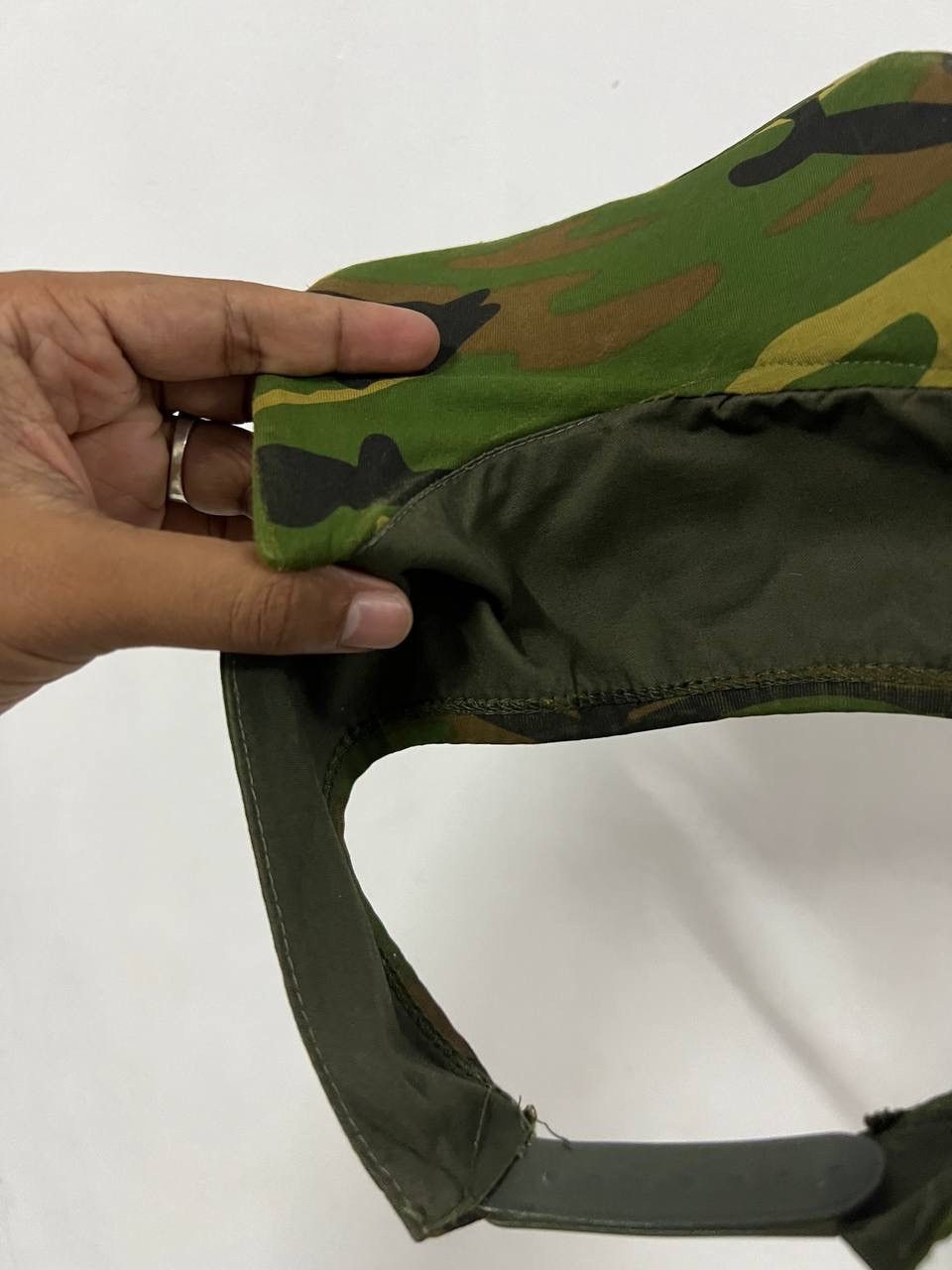 Hat Club Camouflage Military Woodland Visor Hat Size ONE SIZE - 9 Thumbnail