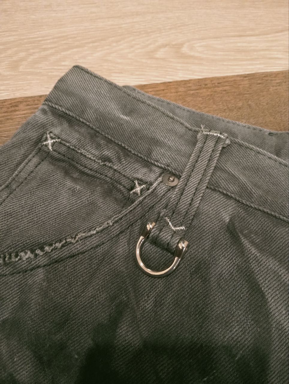 If Six Was Nine VARENTINE JAPAN FLARE DISTRESSED JEANS Size US 32 / EU 48 - 4 Thumbnail