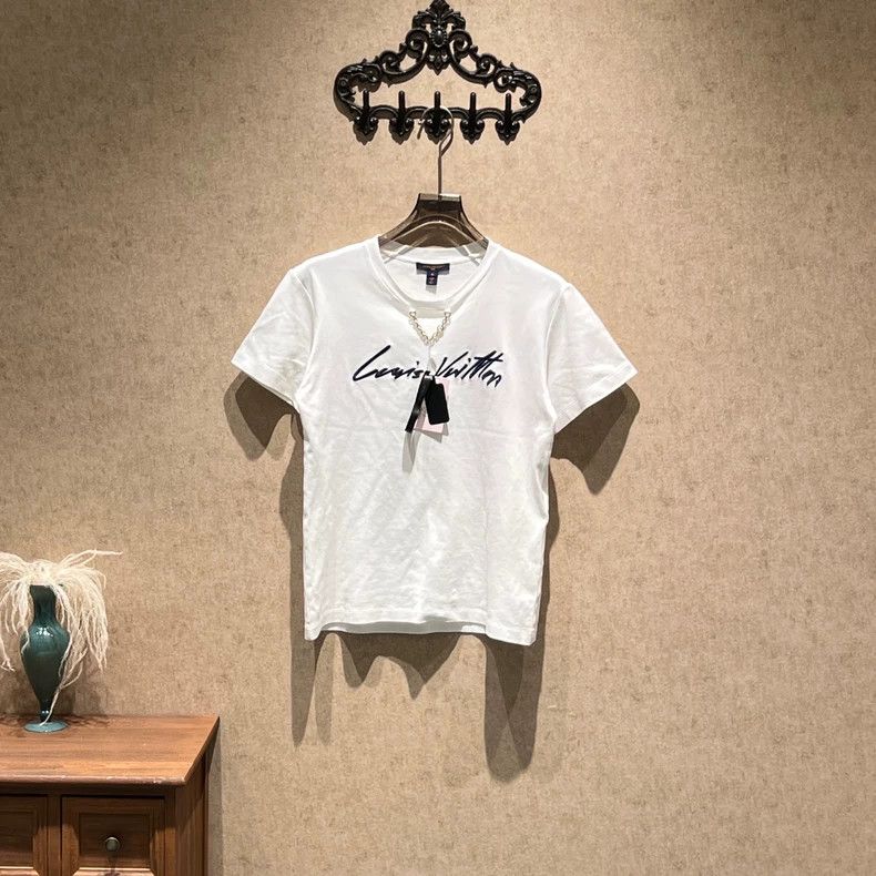 Louis Vuitton Louis Vuitton 25fw new embroidered monogram logo short sle Size US M / EU 48-50 / 2 - 1 Thumbnail