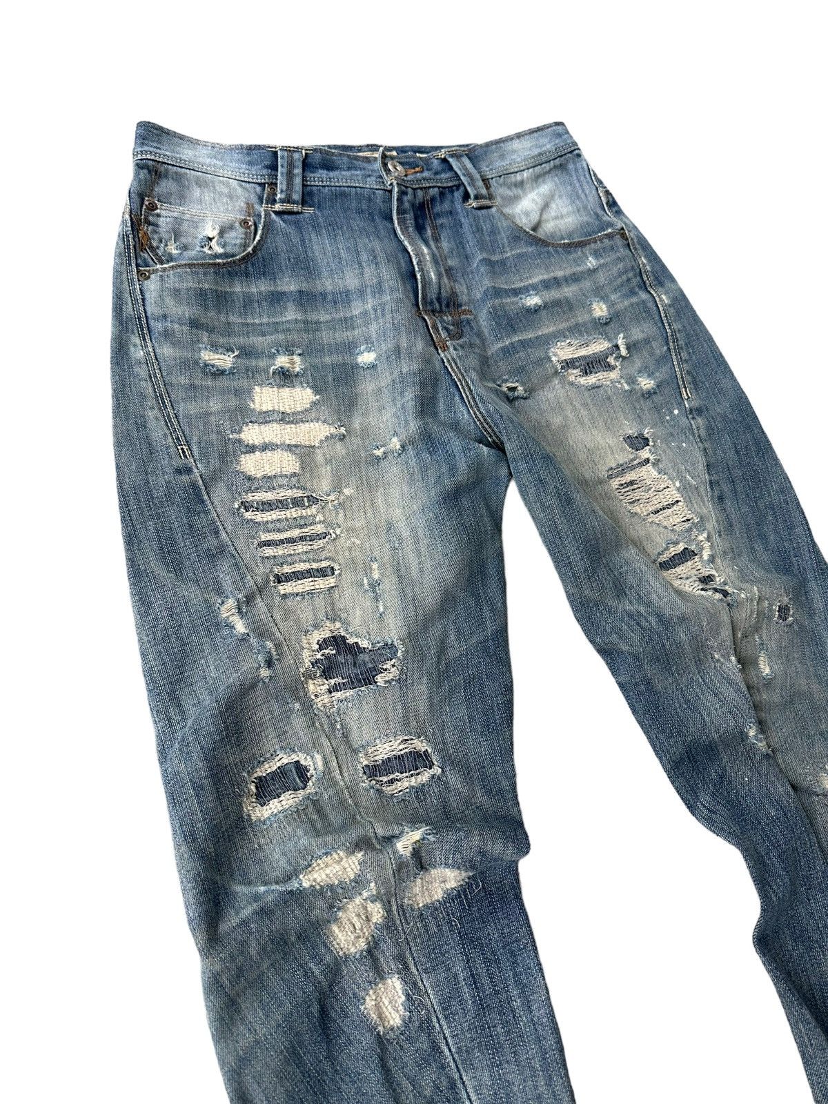 Japanese Brand Bite blue flared denim jeans Size US 30 / EU 46 - 4 Thumbnail