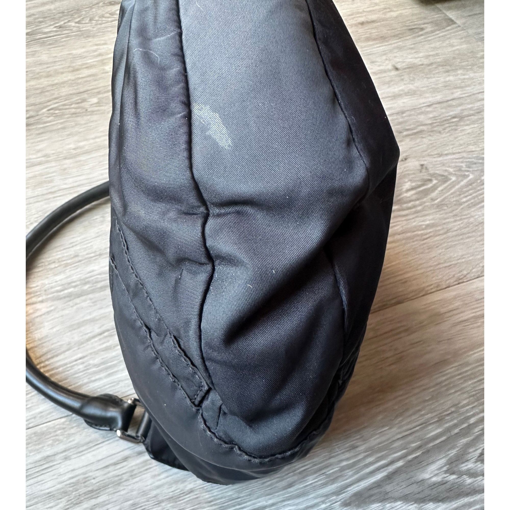 Marc by Marc Jacobs Marc by Marc Jacobs Black Nylon Tote with Leather Handle an Size ONE SIZE - 6 Thumbnail