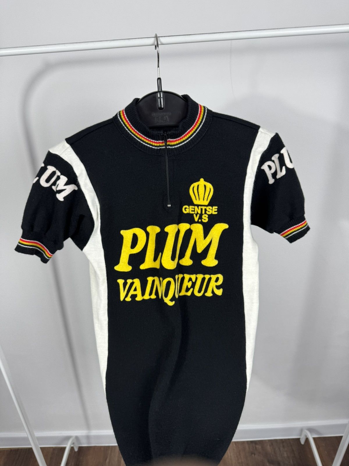 Other 80s Vintage Plum Vainqueur Gentse VS Cycling Jersey Half Zip Size US S / EU 44-46 / 1 - 8 Thumbnail