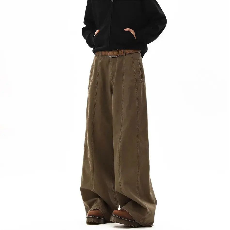 Japanese Brand Retro loose straight leg wide leg jeans Size US 32 / EU 48 - 1 Thumbnail