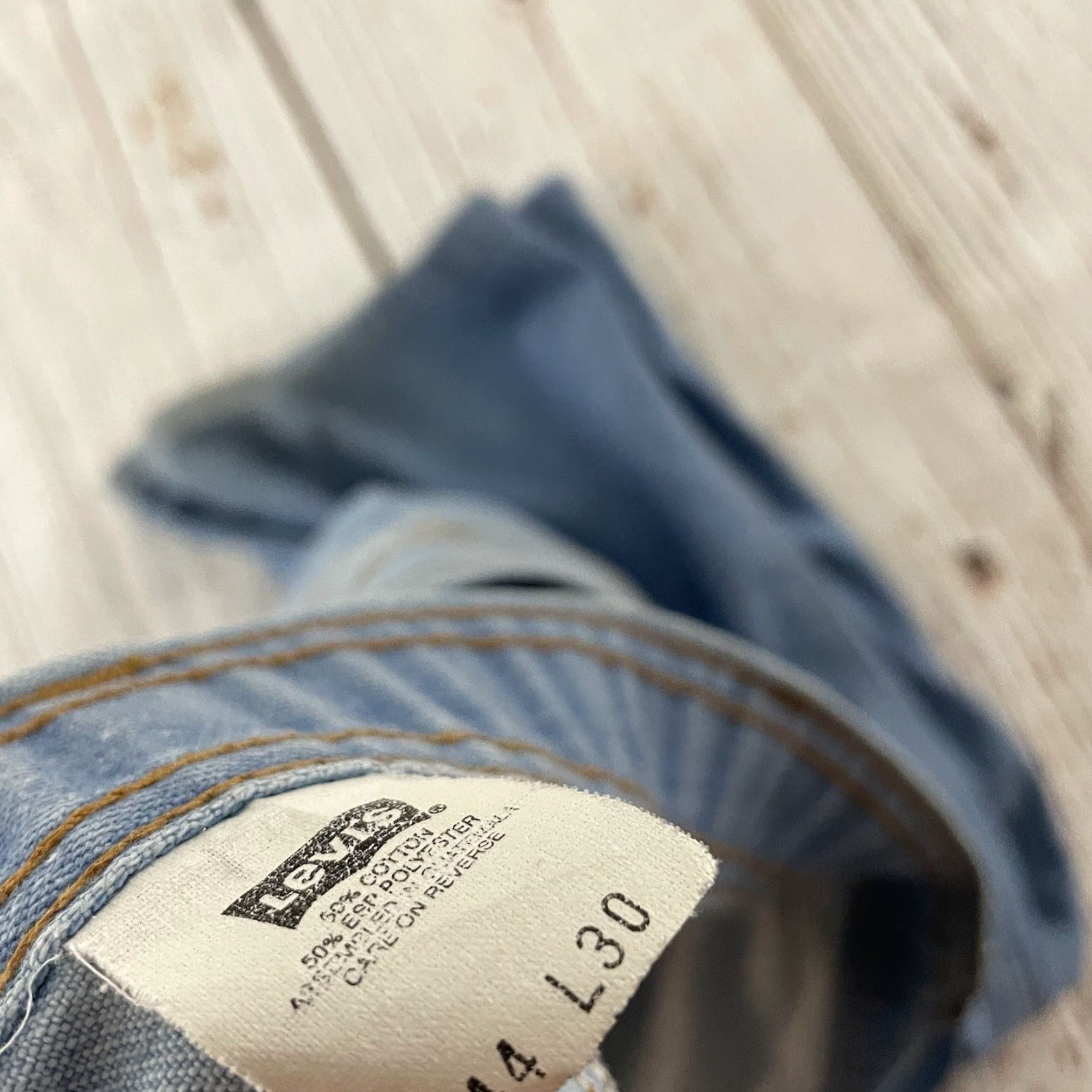 Levi's VINTAGE Levi's Jeans Blue Men 44x30 Action Straight Leg 1990s Vintage Levi's Action Jeans Blue 44x30 Men Jeans Blue 90s Size US 44 / EU 60 - 3 Thumbnail