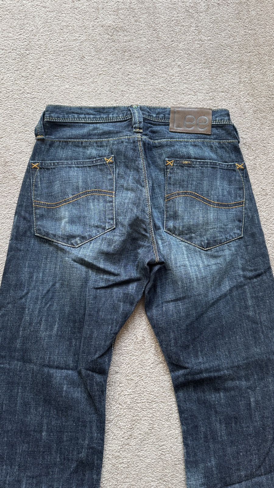 Lee Lee X-Line y2k faded Mudwash denim distressed Straight Jeans Size US 30 / EU 46 - 4 Thumbnail